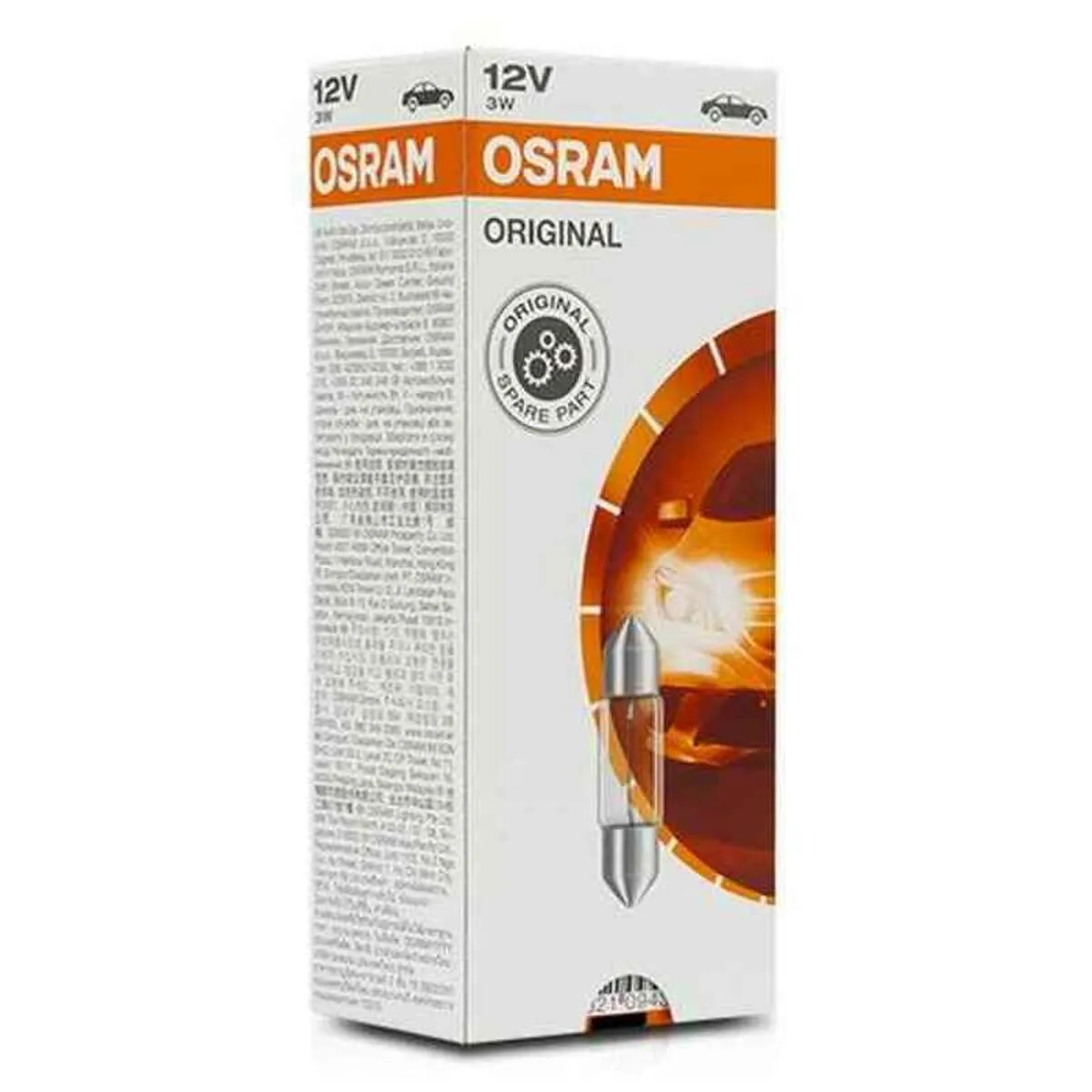 Lampadina per Auto Osram C3W 12V 3W (10 pcs)