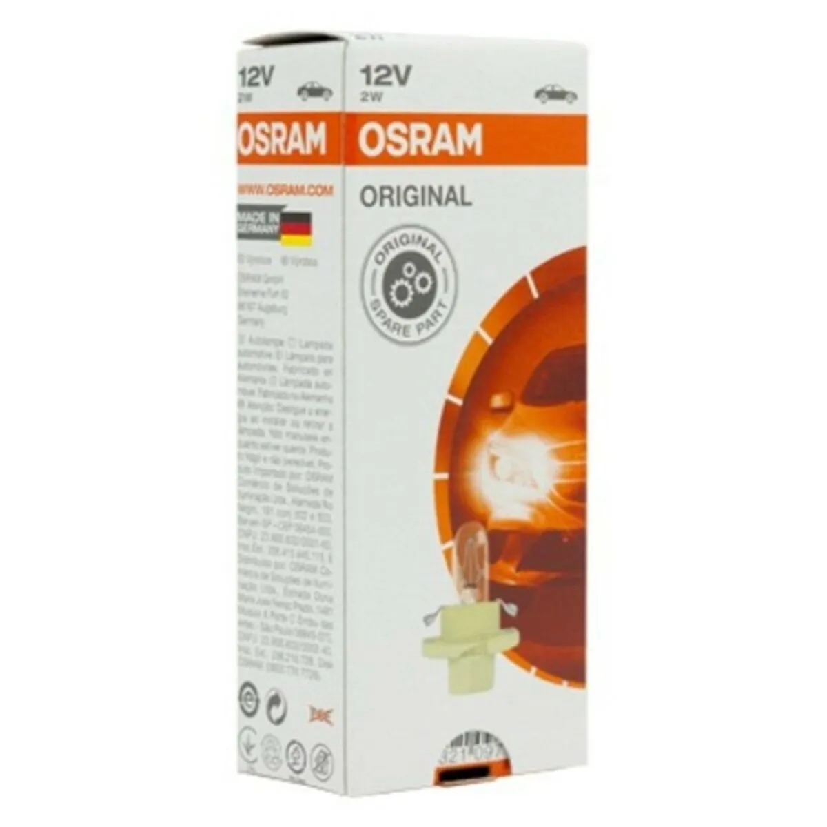 Lampadina per Auto Osram 2352MFX6 12V 2W (10 pcs)