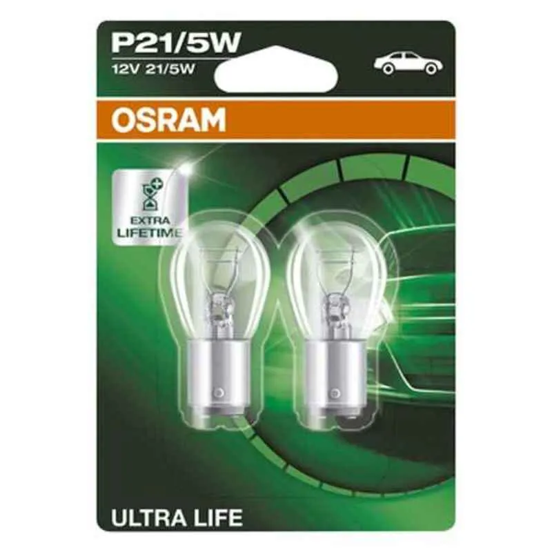 Lampadina per Auto OS7528ULT-02B Osram OS7528ULT-02B P21/5W 21/5W 12V (2 Pezzi)