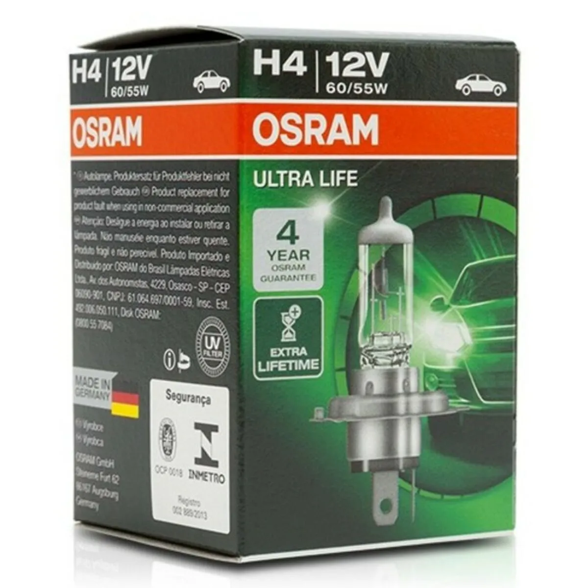 Lampadina per Auto Osram 64193ULT H4 12V 60/55W