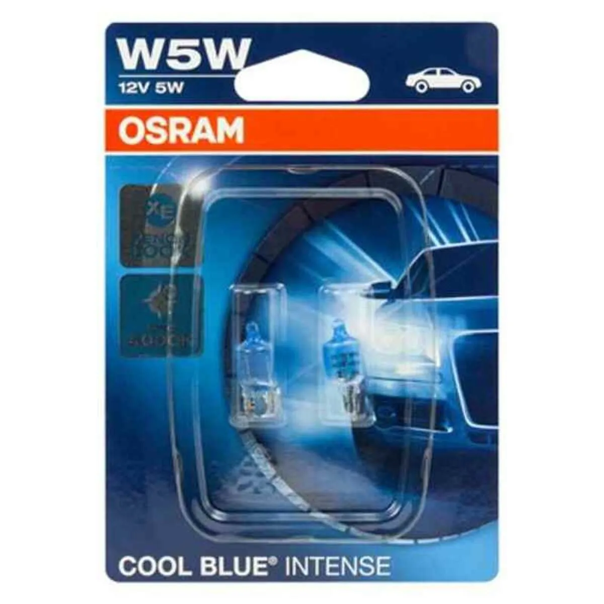 Lampadina per Auto OS2825HCBI-02B Osram W5W 5W 12V 3700K (2 Pezzi)