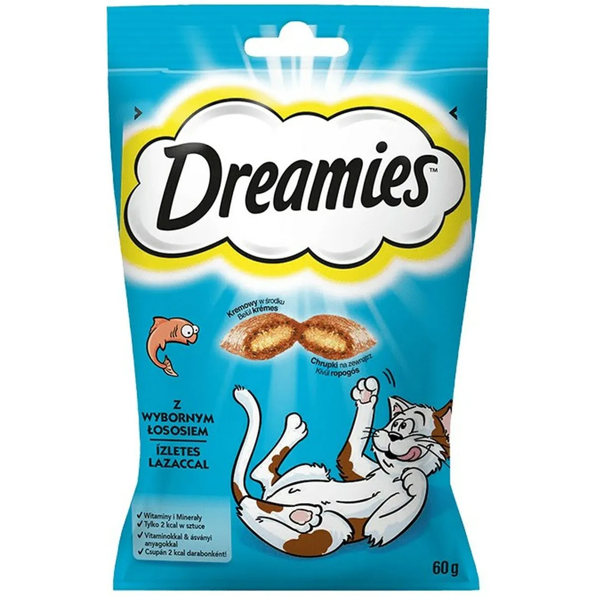 Spuntino per Cat Dreamies   Leccornie Salmone