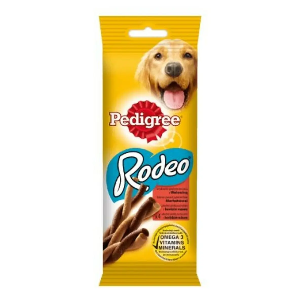 Snack per Cani Pedigree Rodeo 70 g Carne di vitello