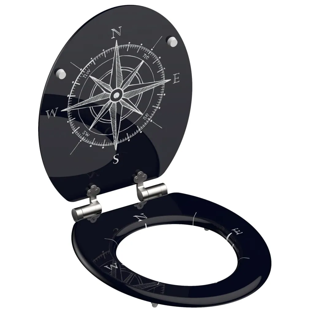 SCHÜTTE Tavoletta WC con Chiusura Ammortizzata COMPASS