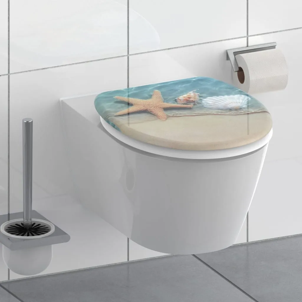 SCHÜTTE Tavoletta WC con Chiusura Ammortizzata BEACH