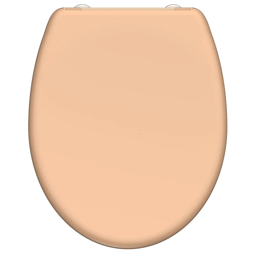 SCHÜTTE Tavola WC Duroplast Chiusura Ammortizzata Sgancio Rapido BEIGE