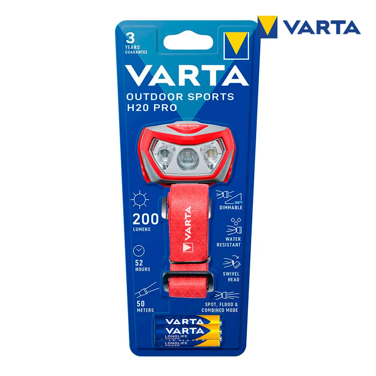 Torcia H20 PRO Varta 17650101421