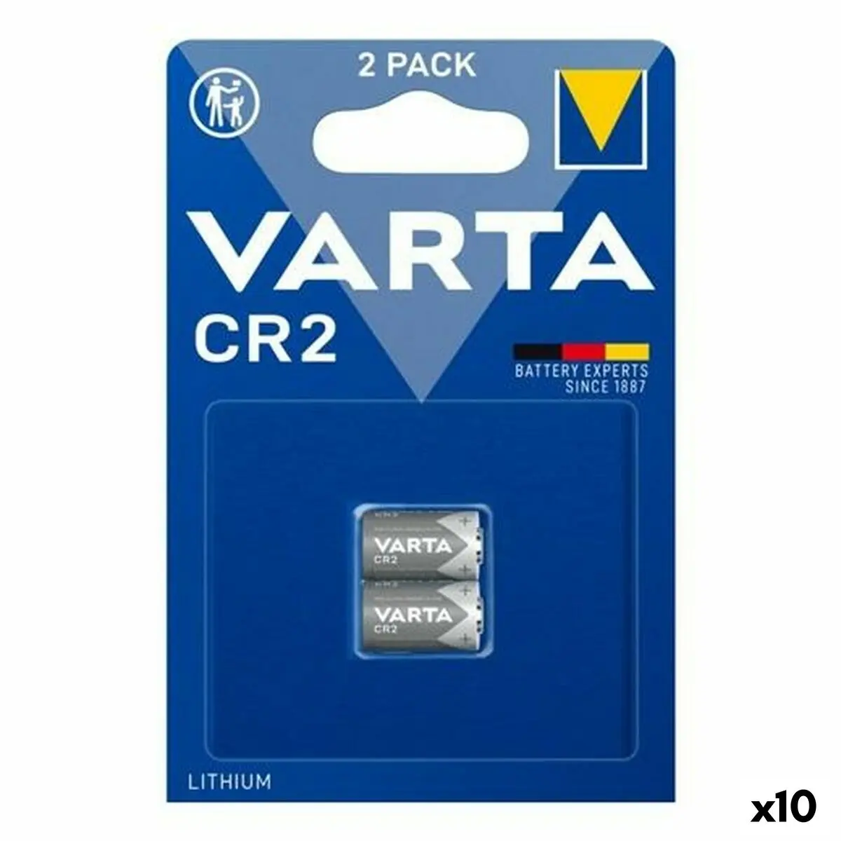 Batterie Varta CR2 10 Unità