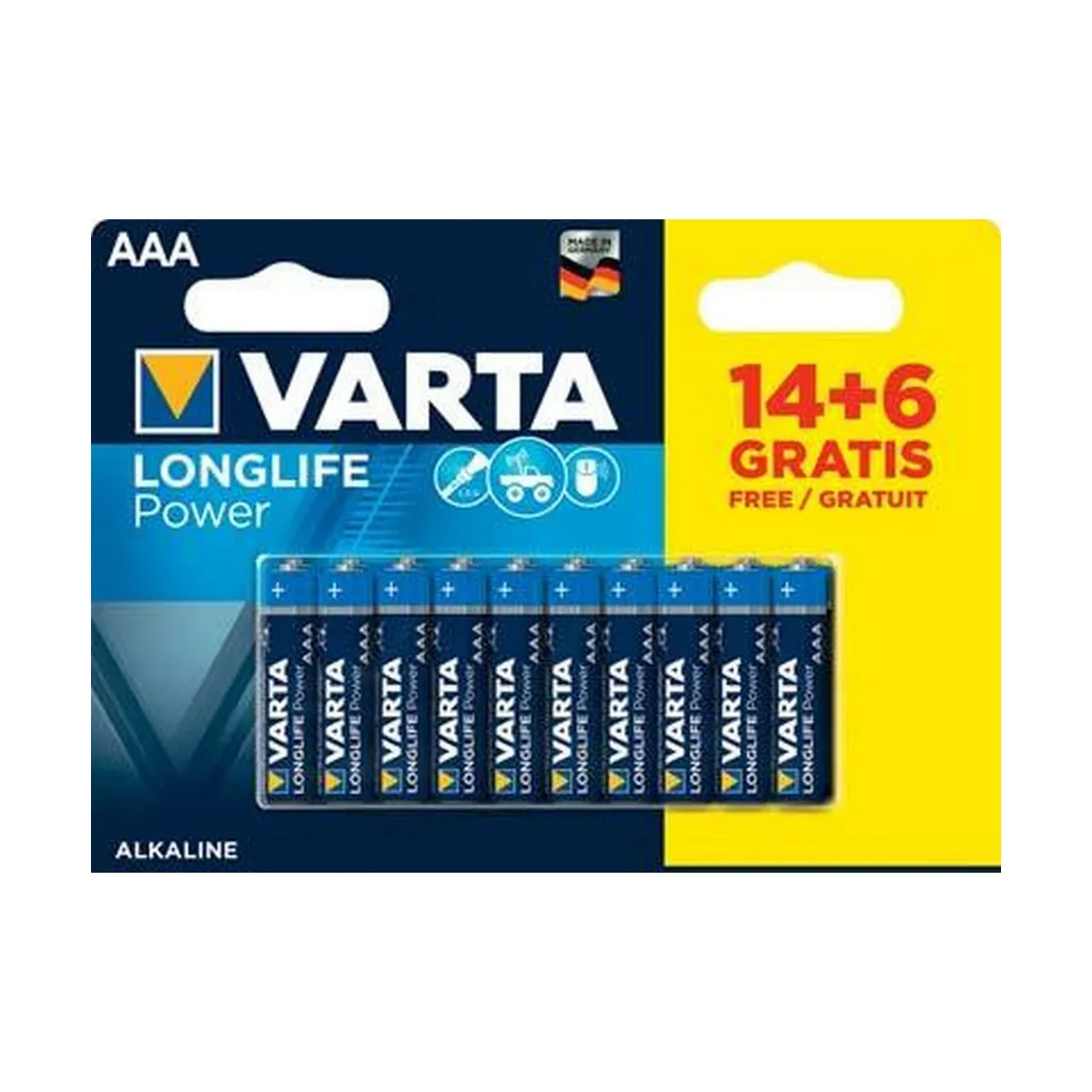 Batterie Varta Longlife Power (20 Pezzi)