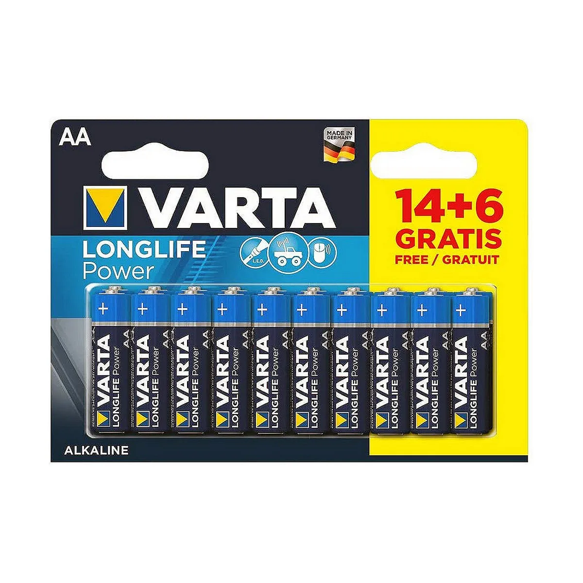 Batterie Varta Longlife Power (20 Pezzi)