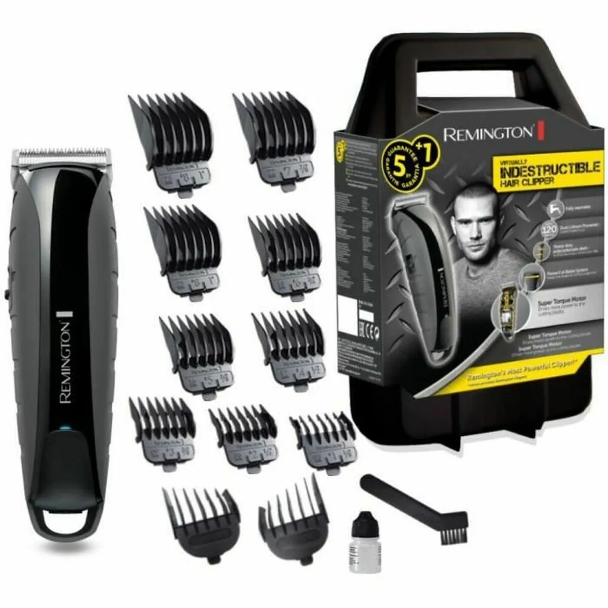 Rasoio per depilazione e per Capelli Remington Indestructible HC5880