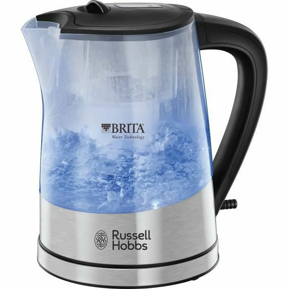 Bollitore Russell Hobbs 22850-70 Nero Grigio Acciaio inossidabile 2200 W 1 L