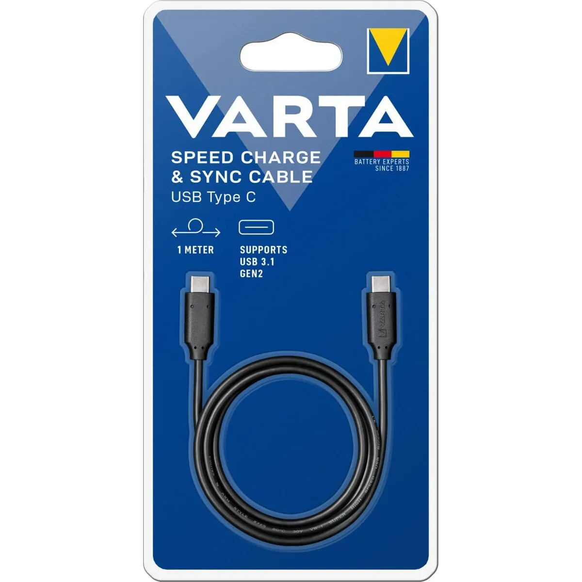 Cavo USB-C con USB-C Varta 57947 1 m