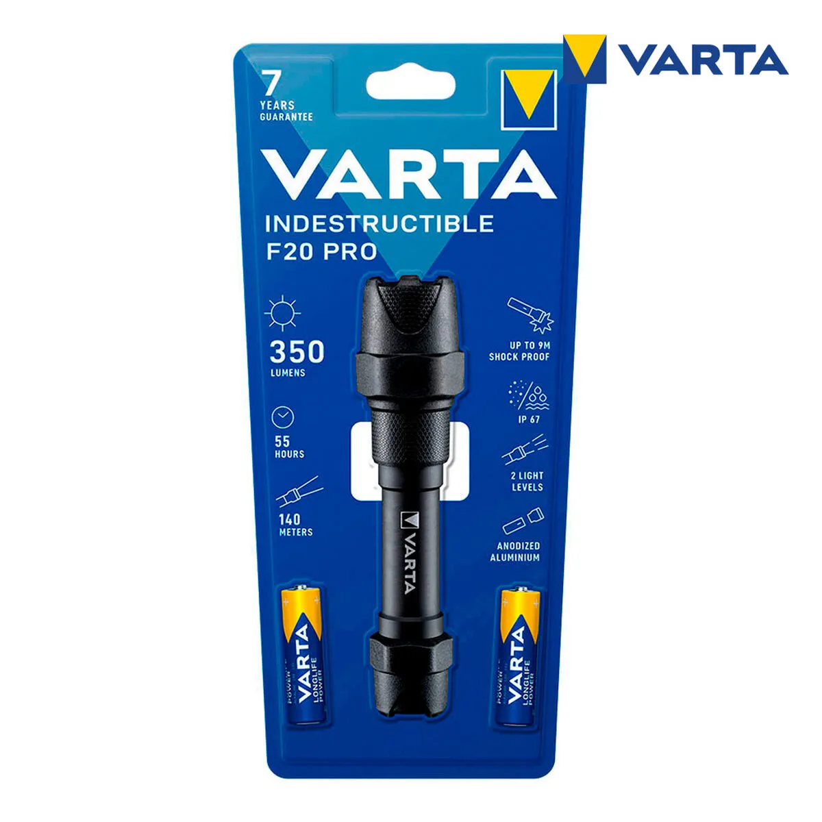 Torcia Varta 18710101421 Nero