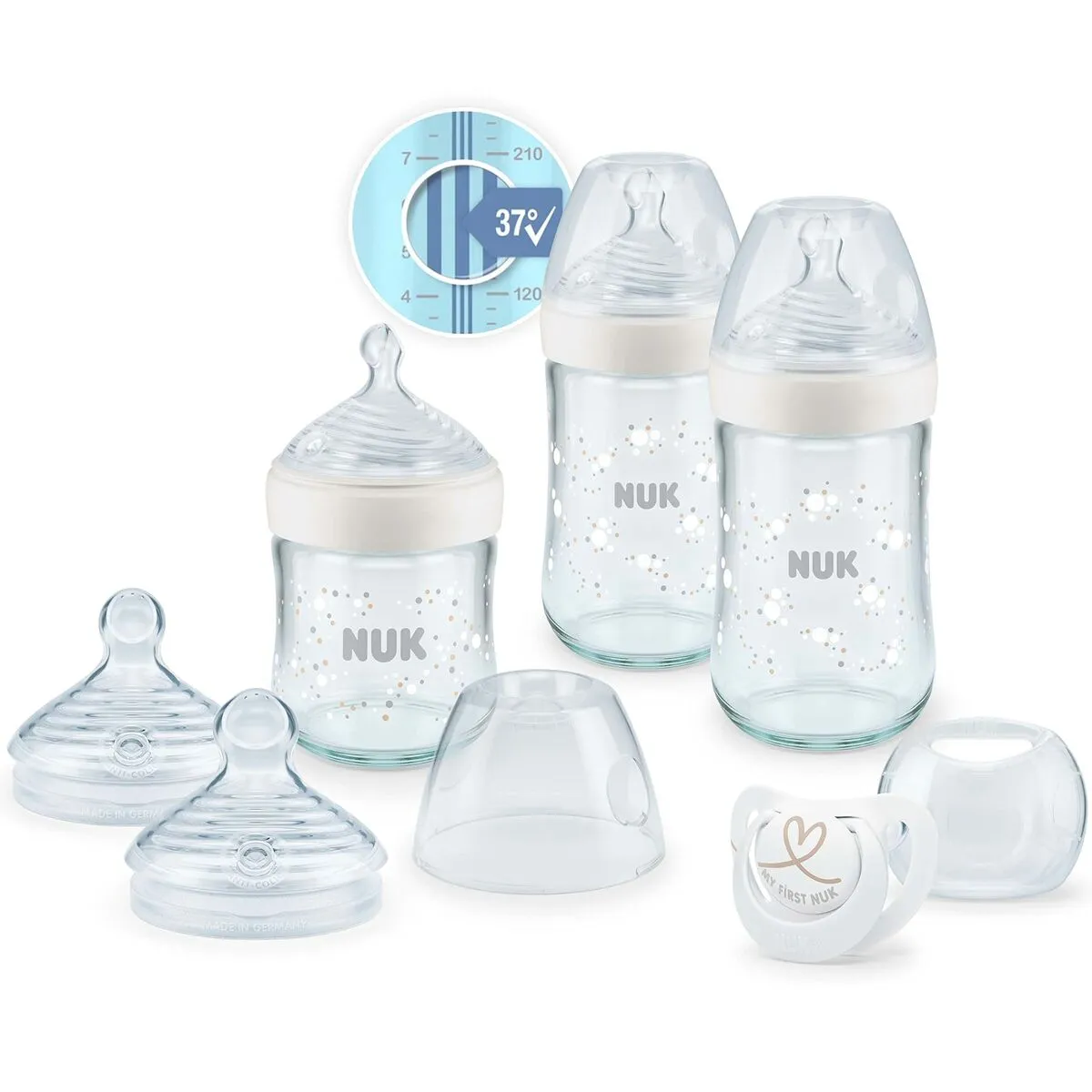 Set di bottiglie Nuk Nature Sense 6 uds