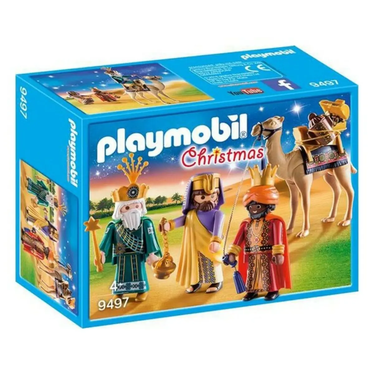 Playset Christmas Playmobil 9497 Re magi (13 Pcs)