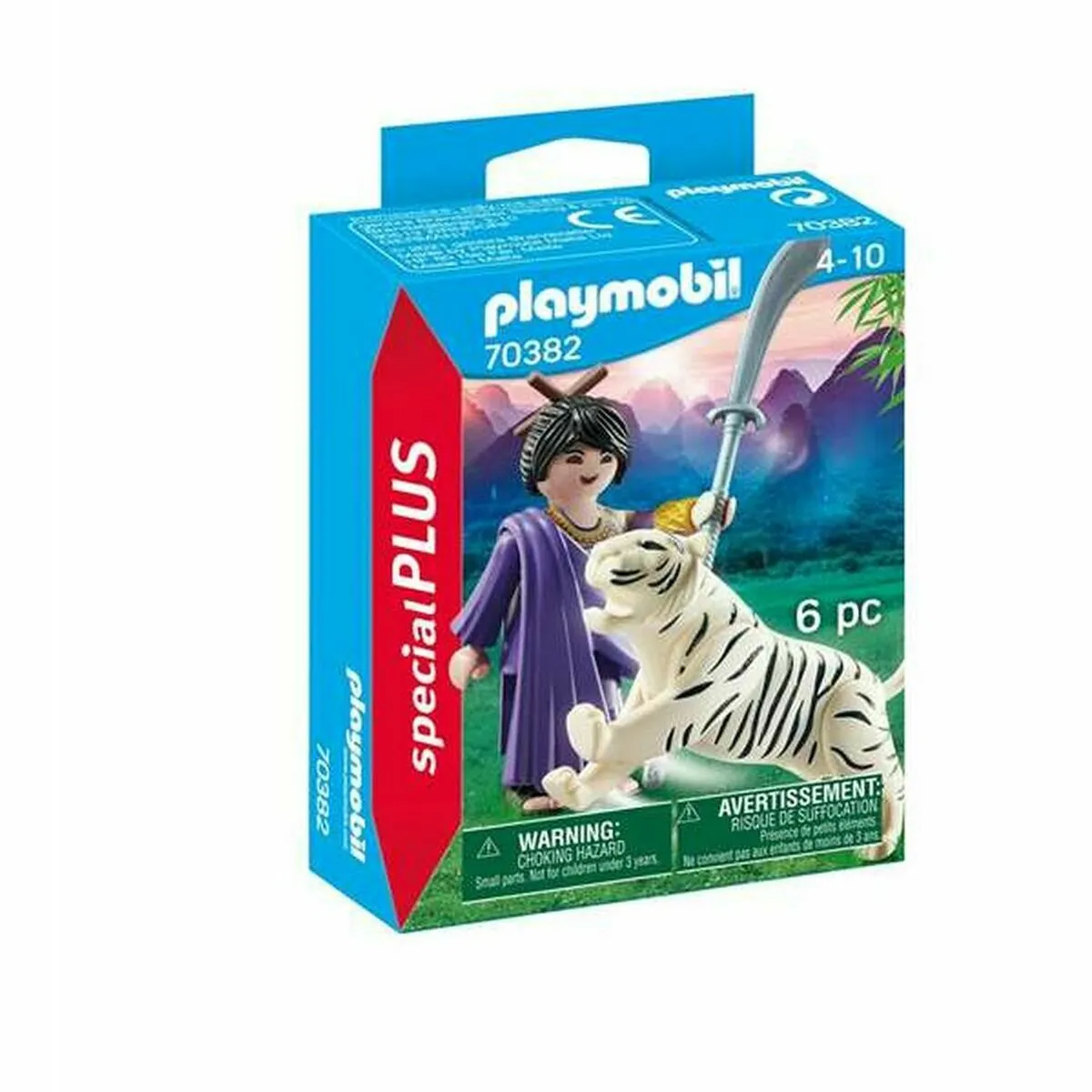 Playset Playmobil 70382A Tigre Orientale 6 Pezzi 70382 (6 pcs)