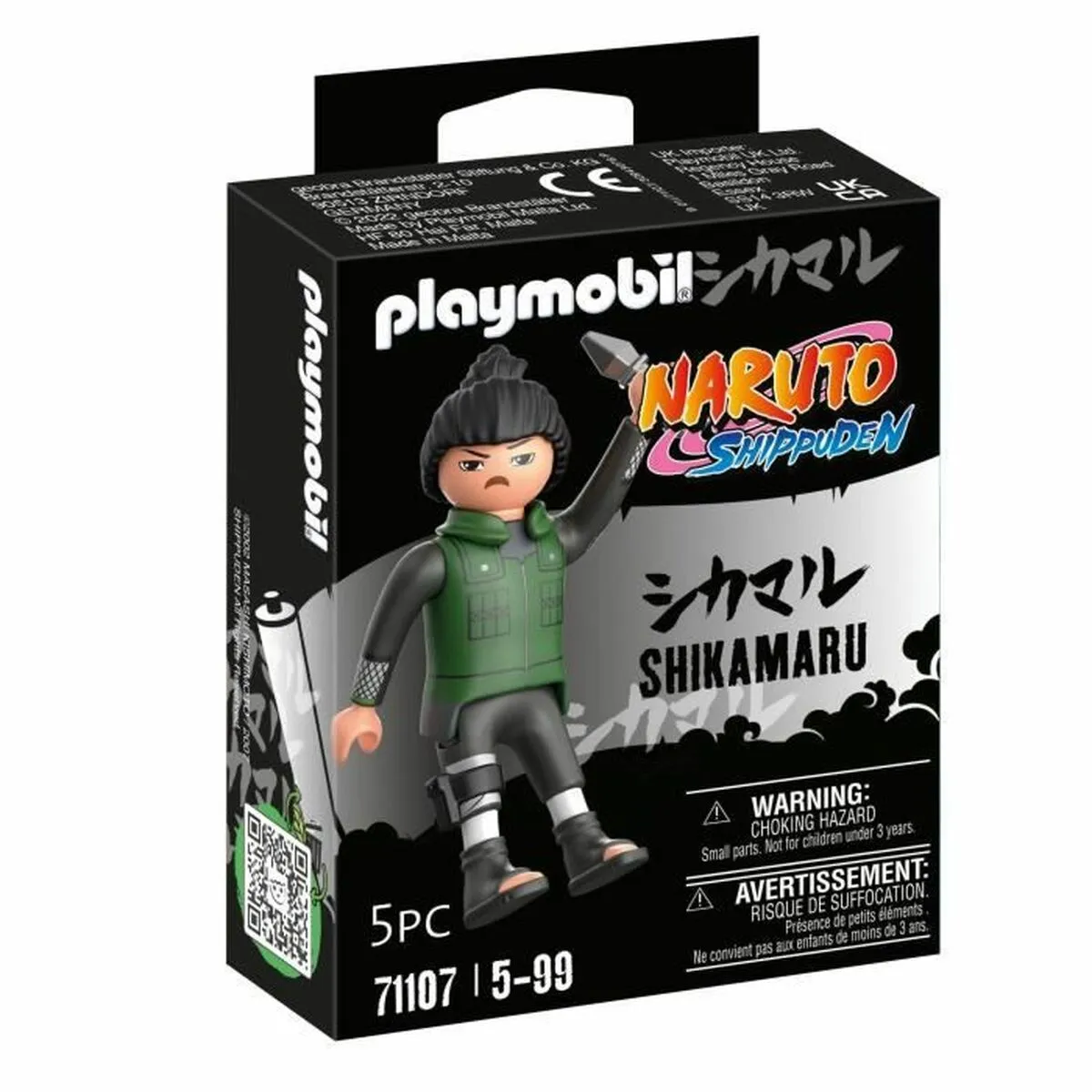 Statua Playmobil Naruto Shippuden - Shikamaru 71107 5 Pezzi