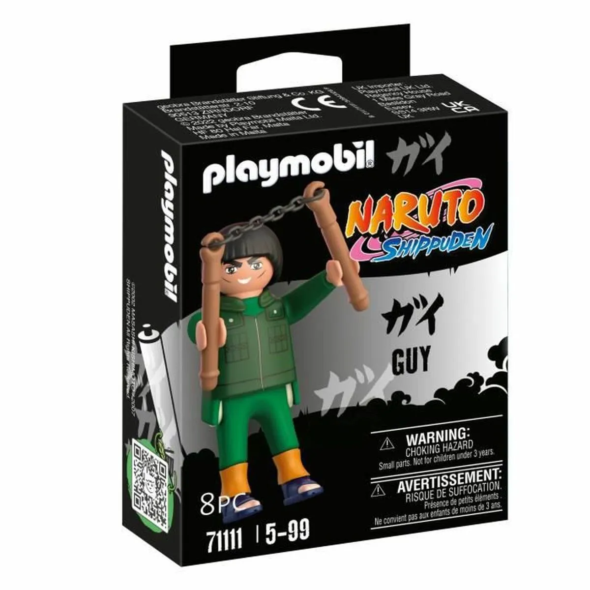 Statua Playmobil Naruto Shippuden - Guy 71111 8 Pezzi