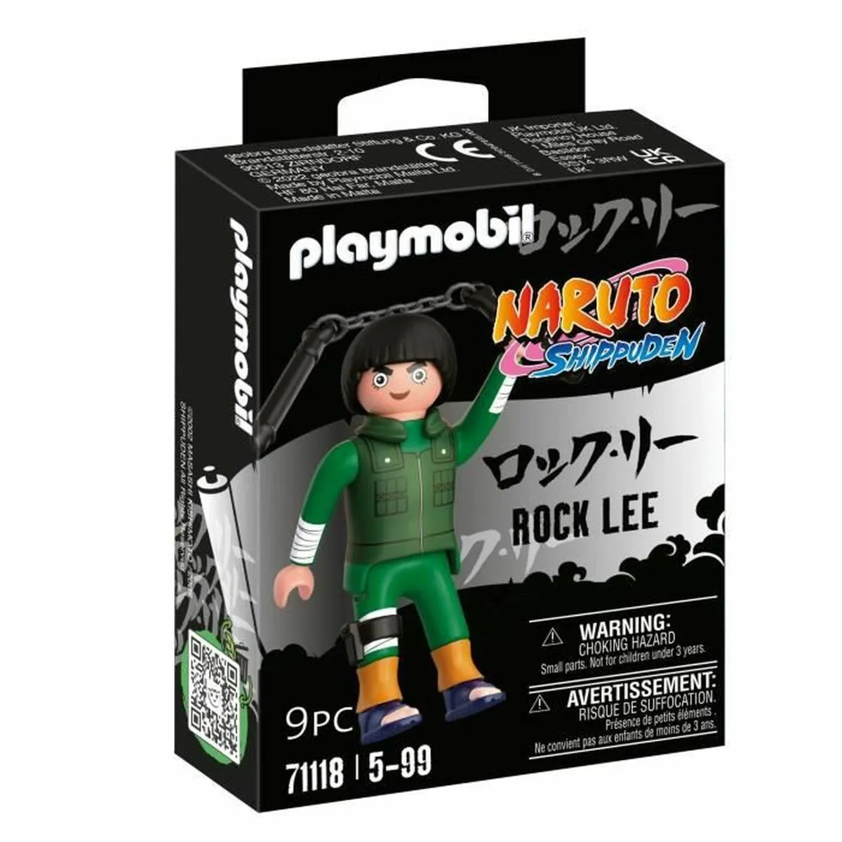 Statua Playmobil Naruto Shippuden - Rock Lee 71118 9 Pezzi