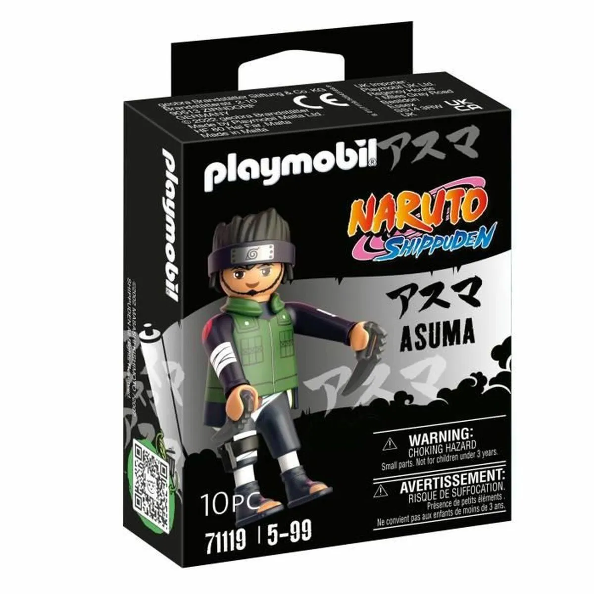 Statua Playmobil Naruto Shippuden - Asuma 71119 10 Pezzi