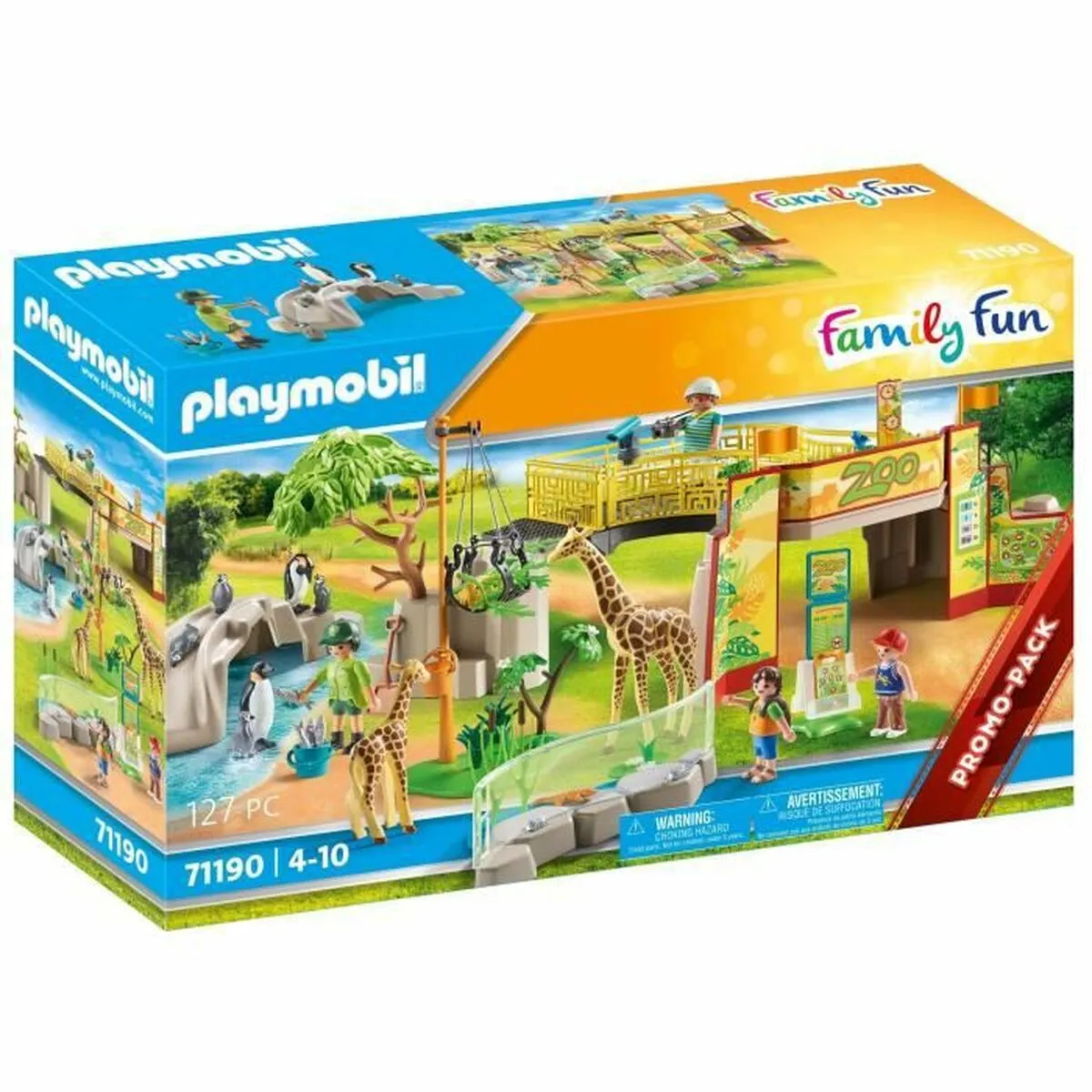 Playset Playmobil 71190 animali 125 Pezzi