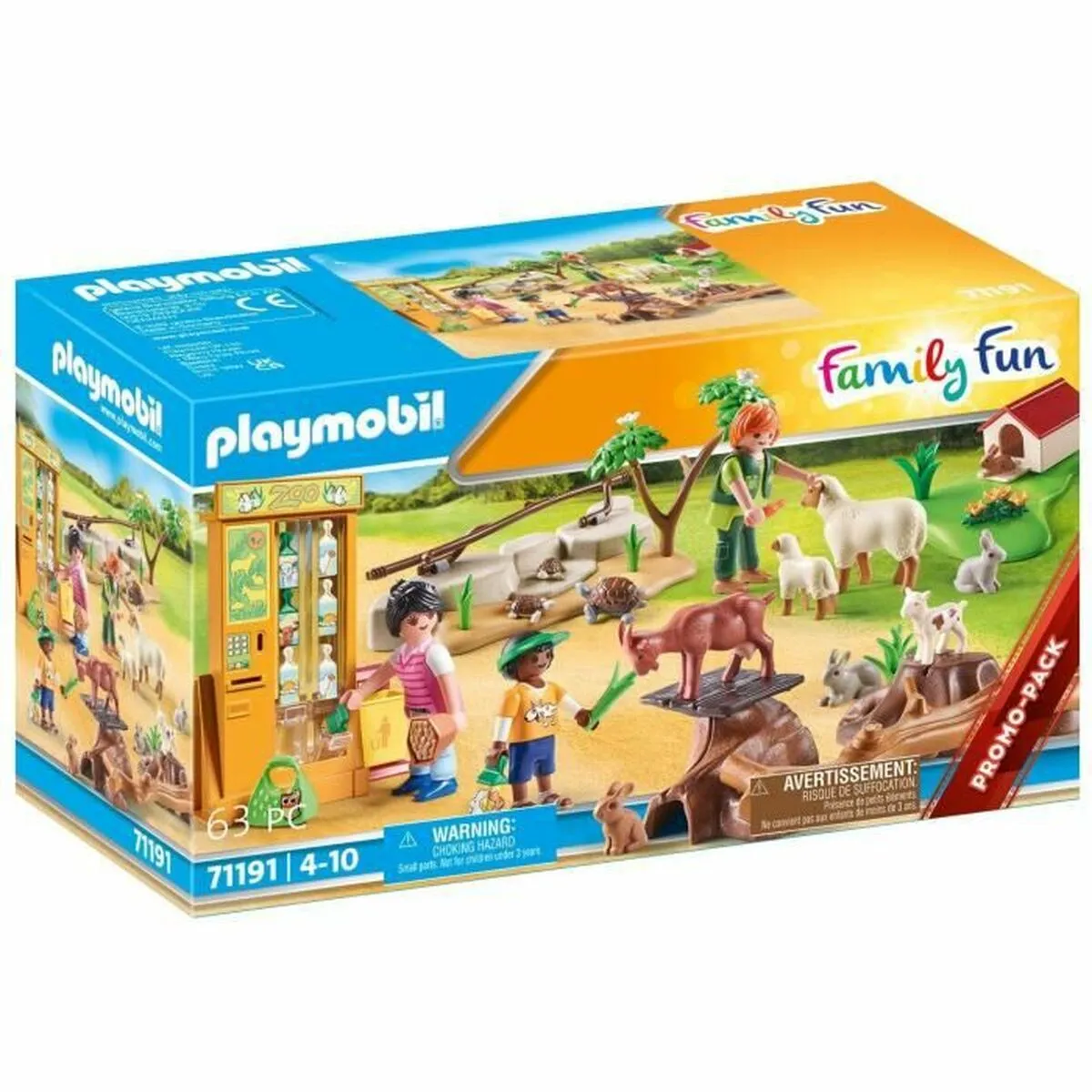 Playset   Playmobil Family Fun - Educational farm 71191         63 Pezzi  