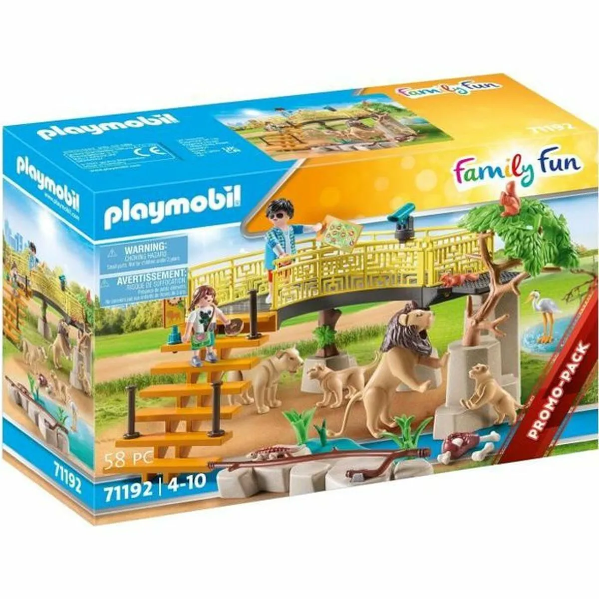 Playset Playmobil 71192 Leone animali 58 Pezzi