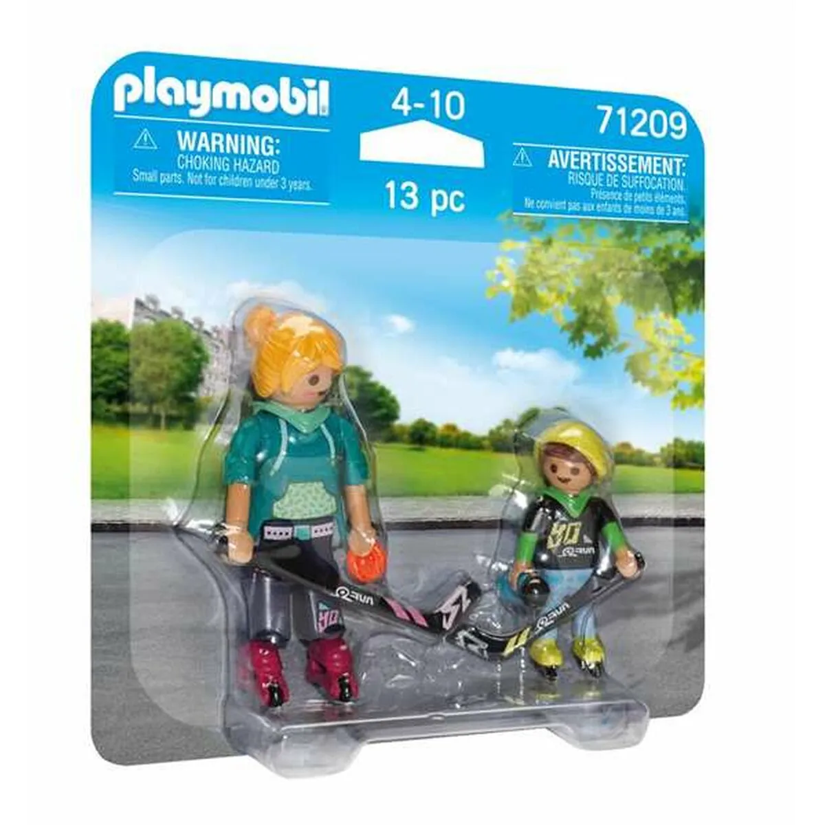 Playset Playmobil 71209 13 Pezzi Giocatore di hockey Duo