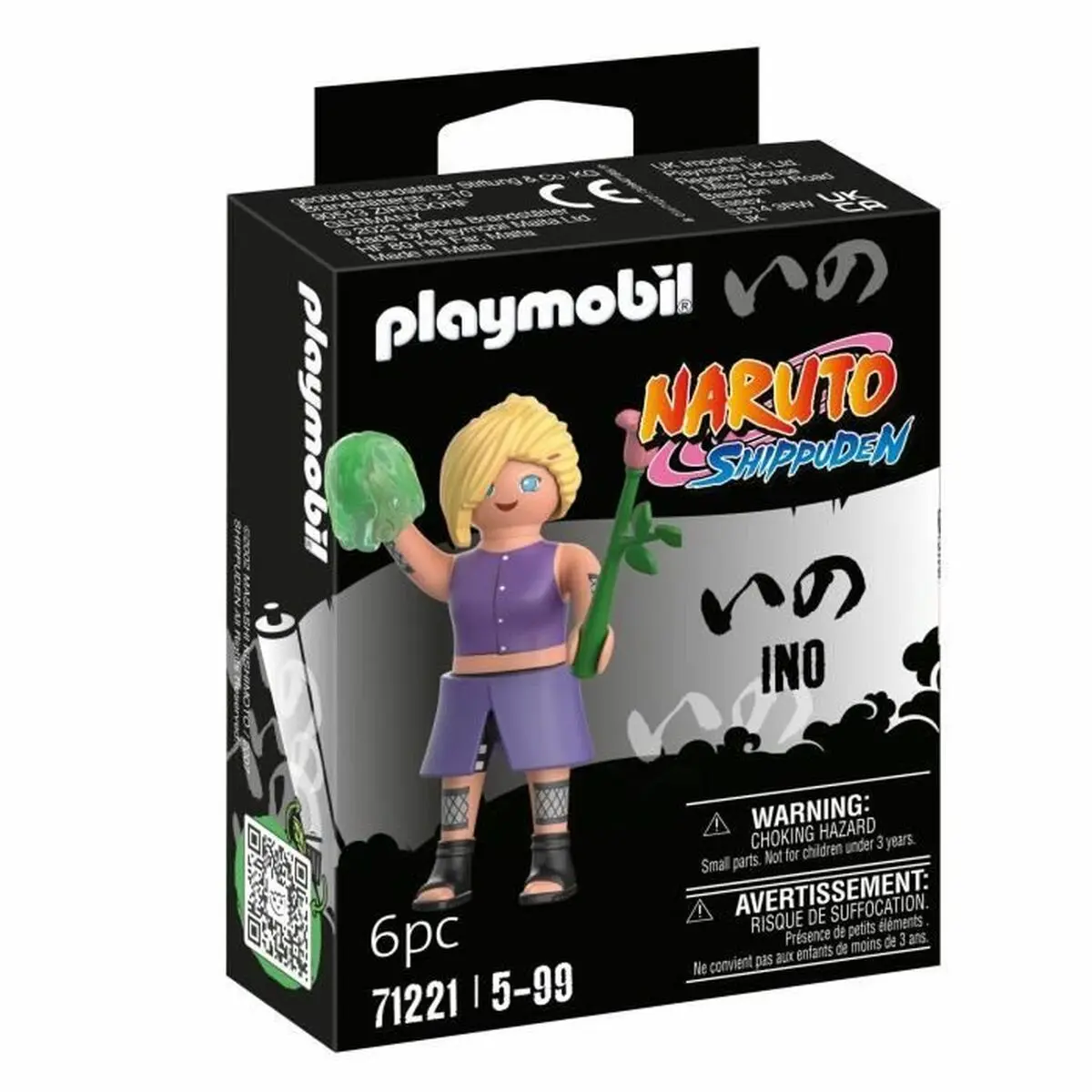 Set di giocattoli Playmobil 71221 Naruto Shippuden Plastica 6 Pezzi