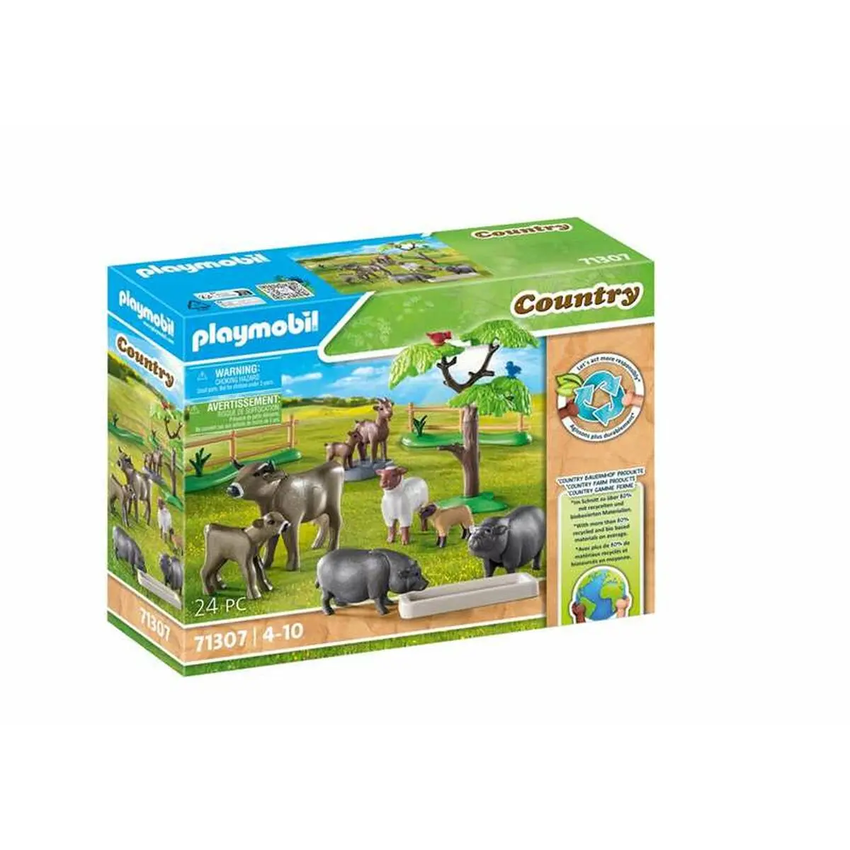 Playset Playmobil Country animali 24 Pezzi