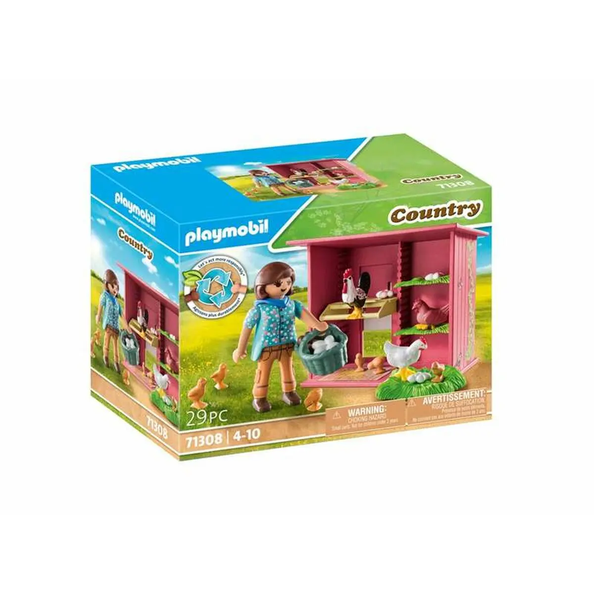 Playset Playmobil Country Fattoria 29 Pezzi