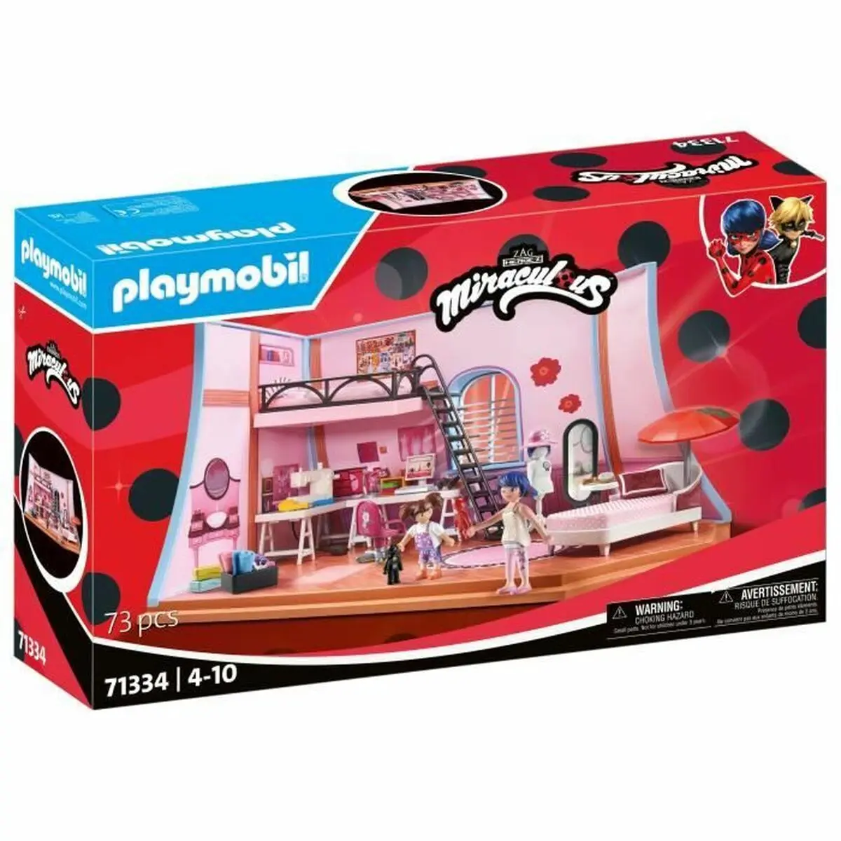 Playset Playmobil 71134 Miracolous 73 Pezzi