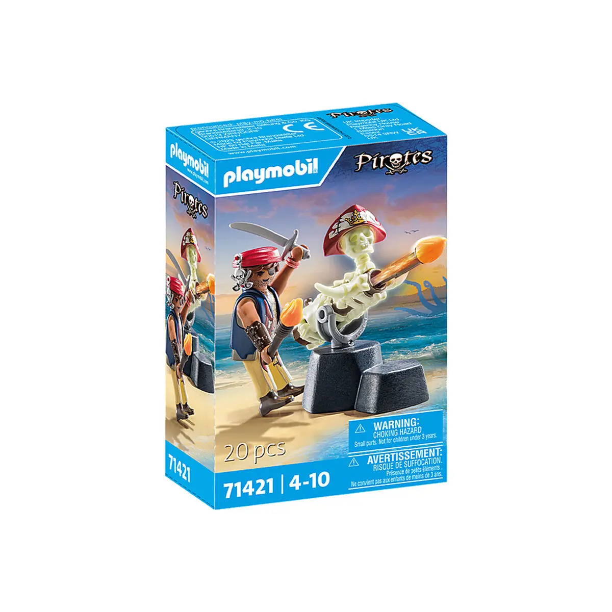 Playset Playmobil Pirata 20 Pezzi