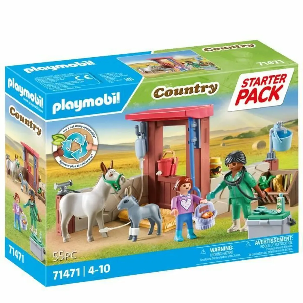 Playset Playmobil 71471 Country 55 Pezzi