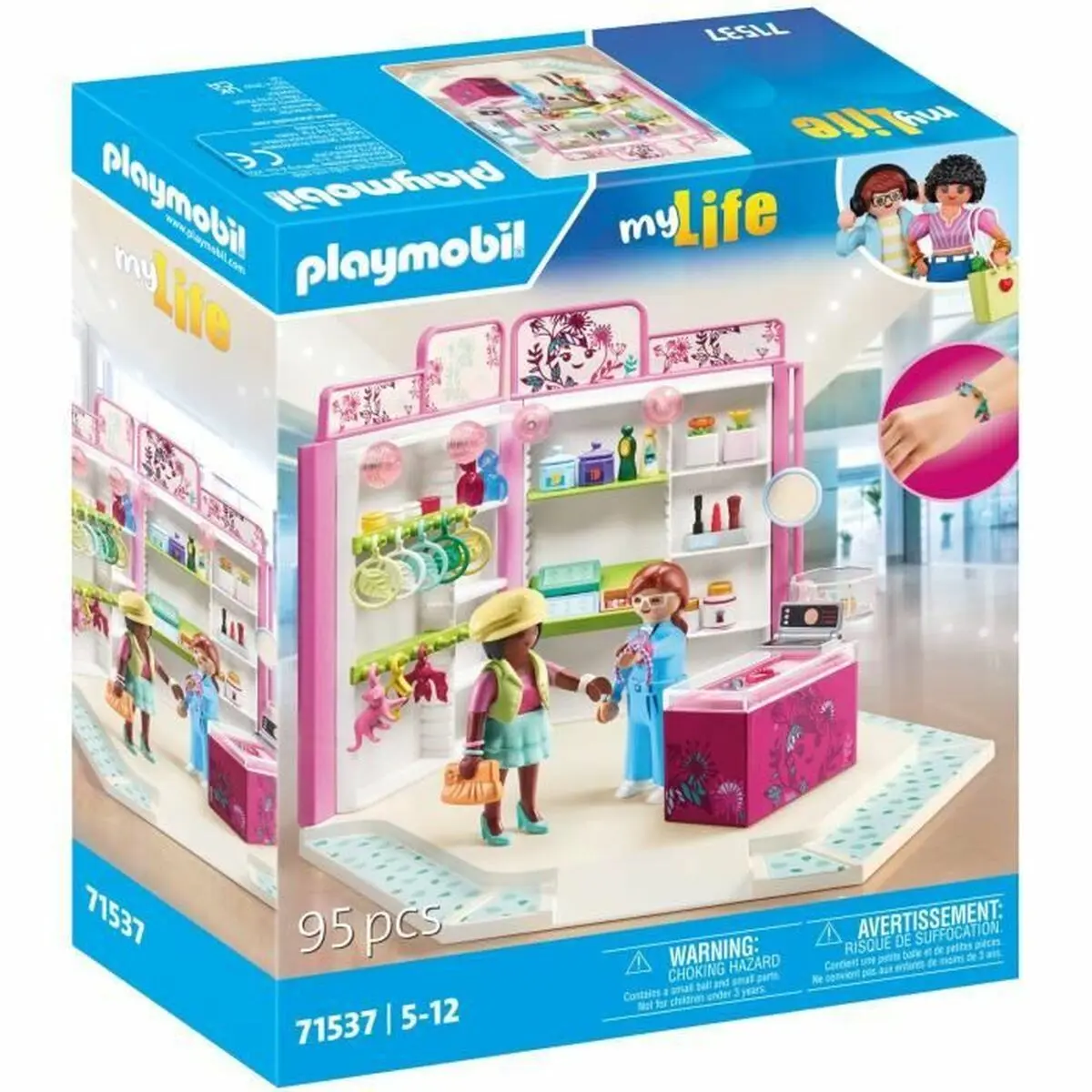 Playset Playmobil My Life 71537 Accessories Shop 95 Pezzi