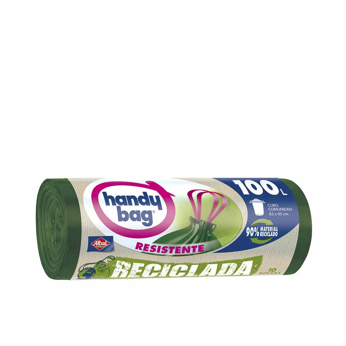 Sacchetti per la Spazzatura Albal Handy Bag 100 L 10 Unità