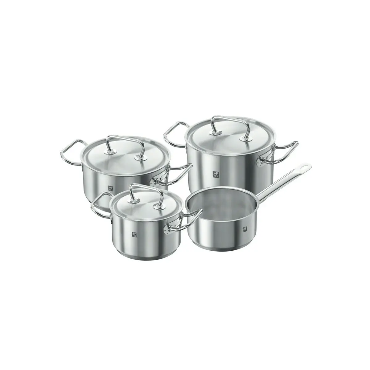 Casseruole Zwilling 40901-000-0 Acciaio Ø 20 cm Ø 16 cm 1,5 L 2 L 4 L 4 Pezzi (4 Unità)