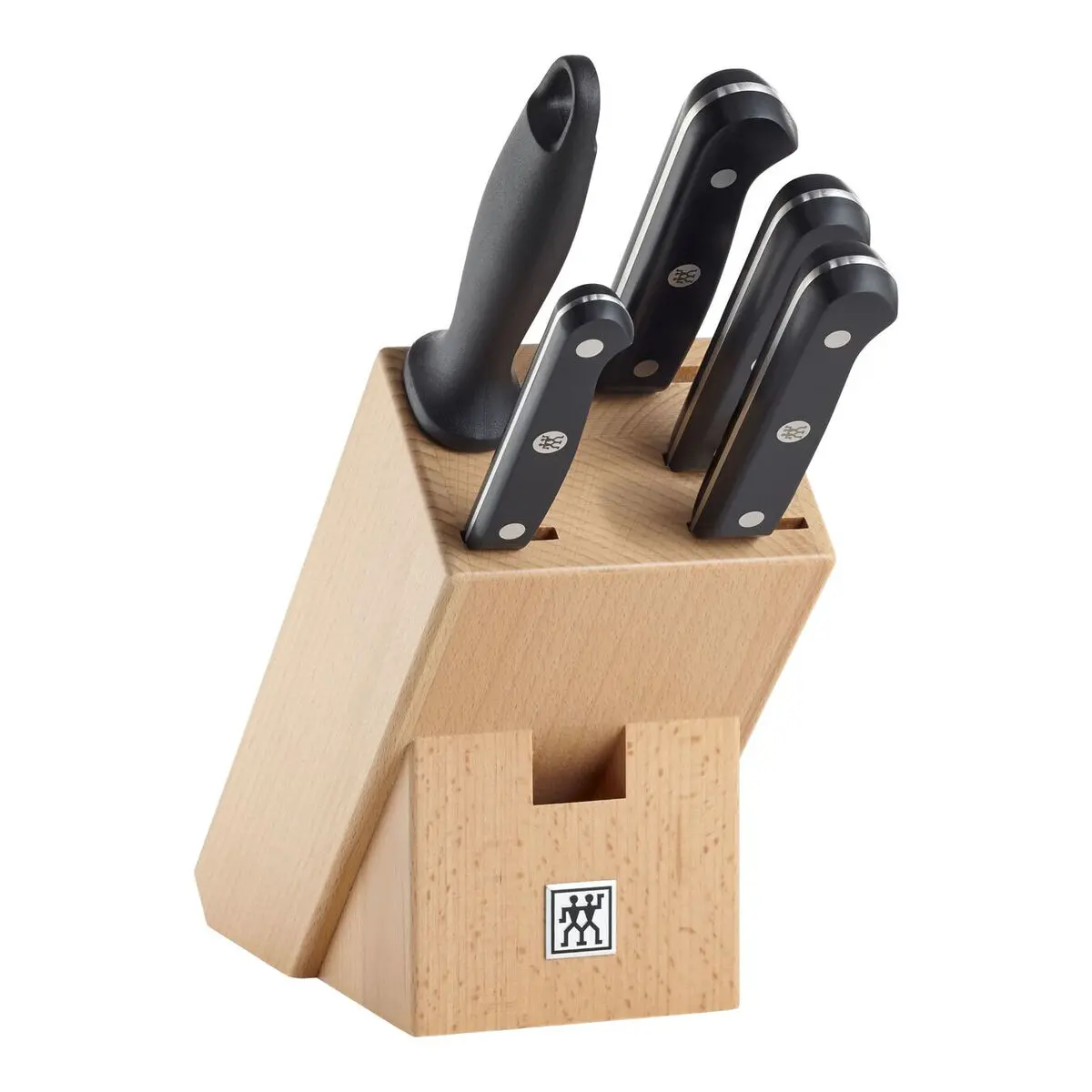 Set di Coltelli da Cucina con Supporto Zwilling 36131-003-0 Nero Acciaio Legno Acciaio inossidabile Plastica 6 Pezzi