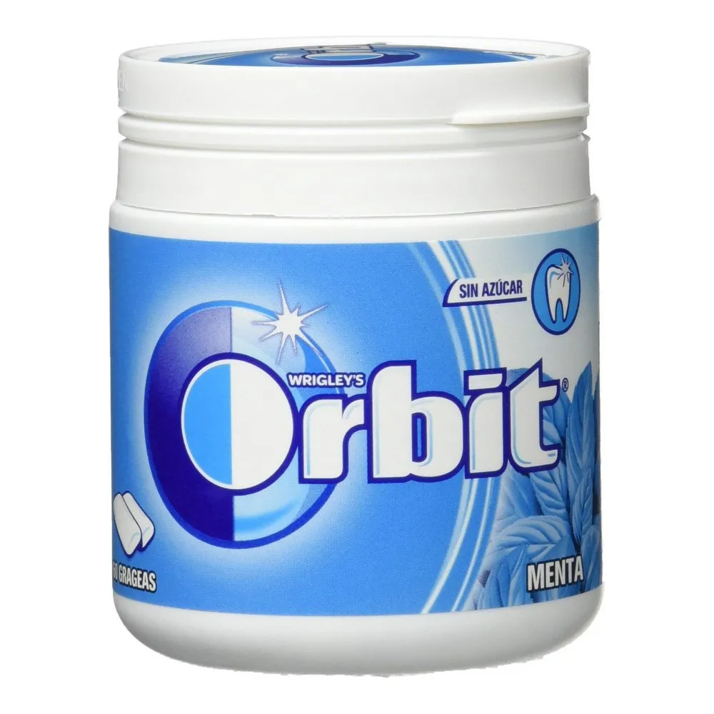 Chewing Gum Orbit Menta (60 uds)