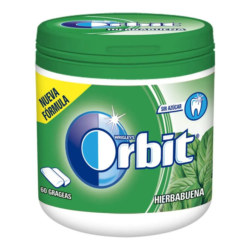 Chewing Gum Orbit Menta (60 uds)