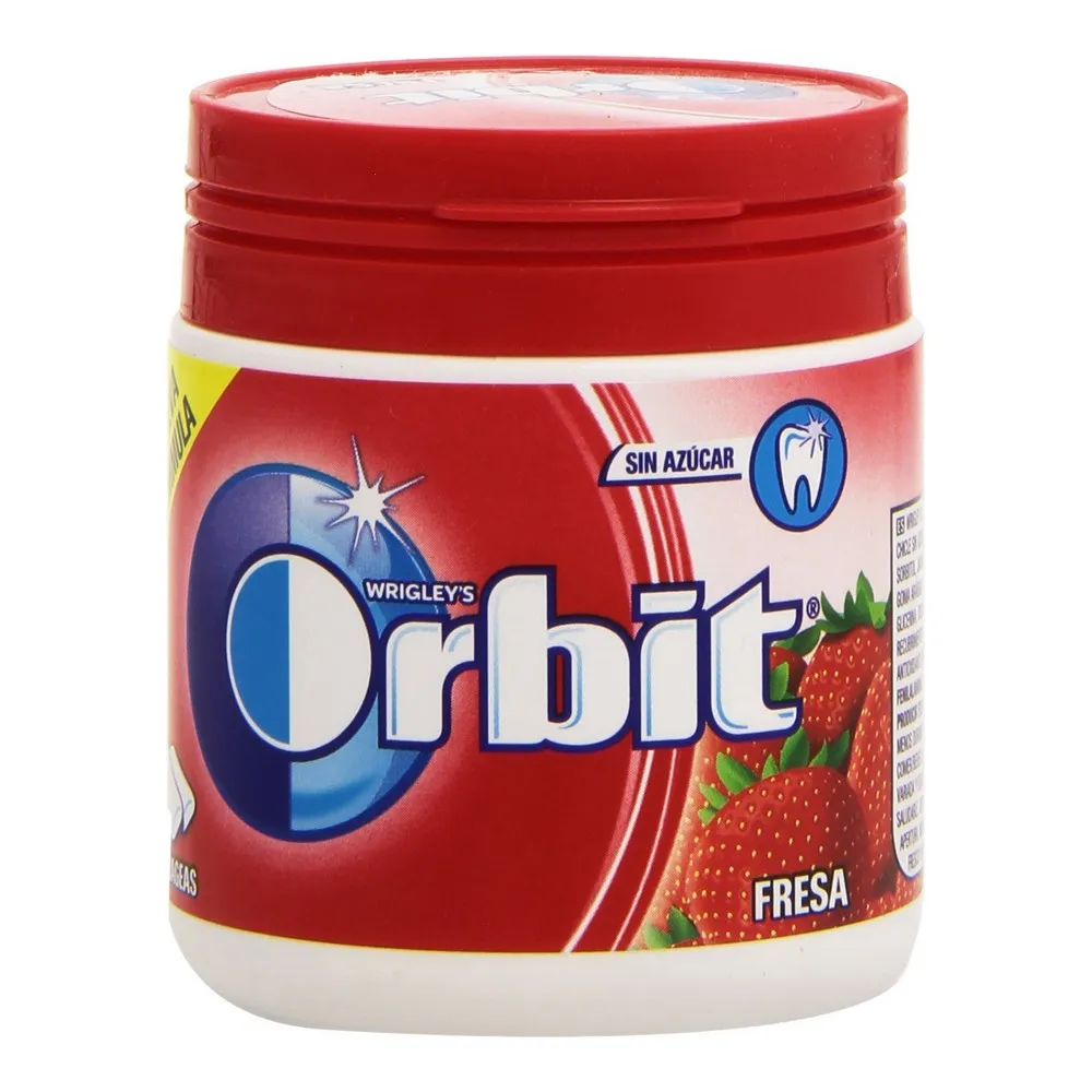 Chewing Gum Orbit Fragola (60 uds)