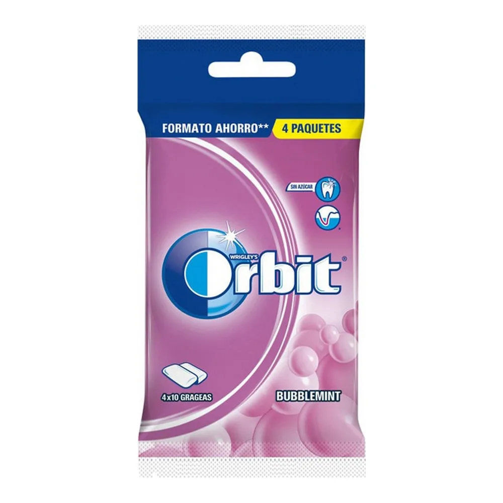 Chewing Gum Orbit Bubblemint (4 x 14 g)