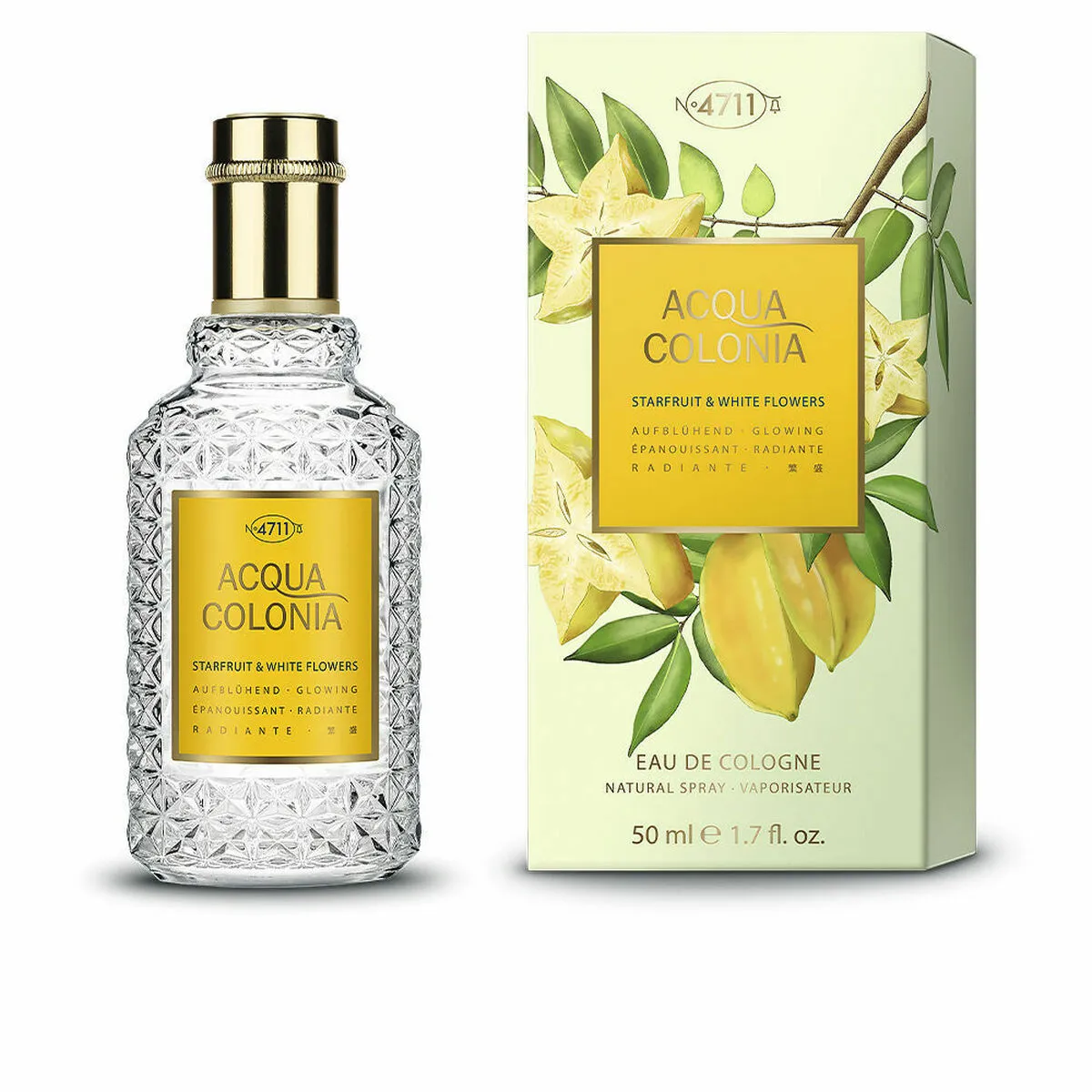 Profumo Unisex 4711 Acqua Colonia EDC Carambola Fiori bianca (50 ml)