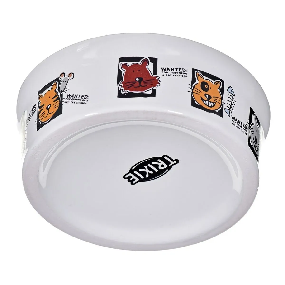 Ciotola per gatti Trixie Wanted Bianco Poliestere Ceramica 12 cm