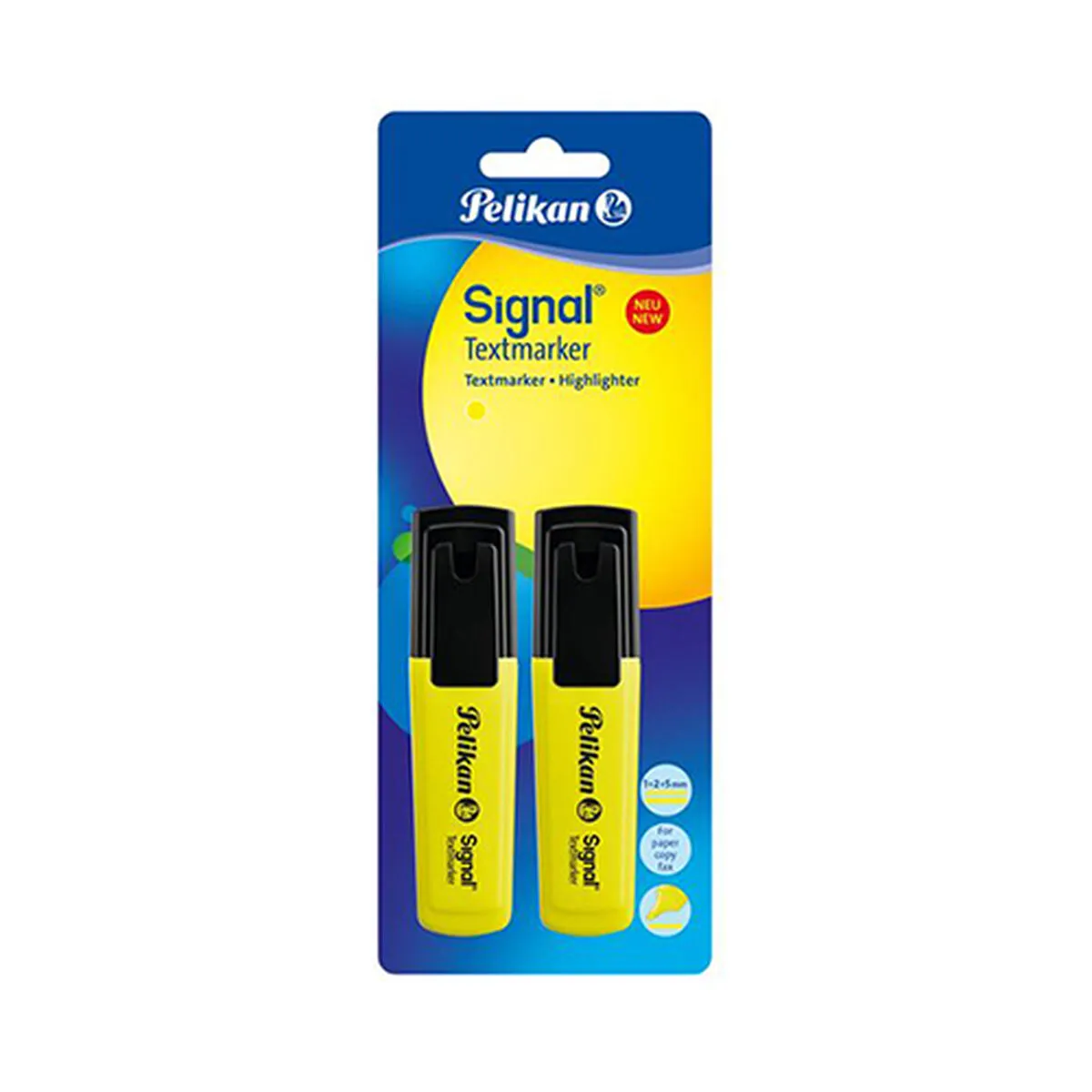 Evidenziatore Pelikan Fluorescente Giallo (2 Unità)