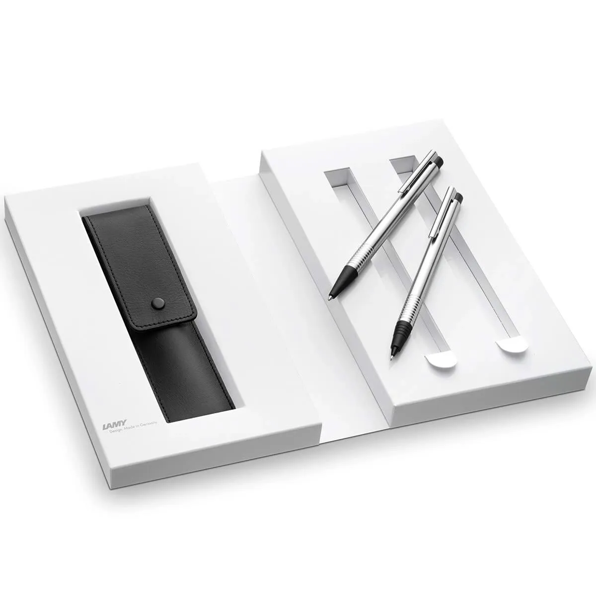 Set Regalo Lamy Penna Portamine Argentato