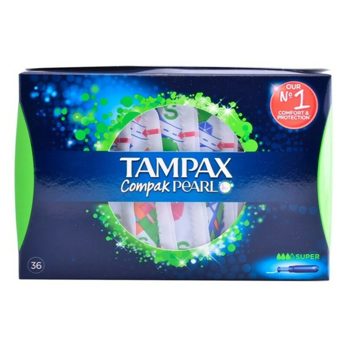 Assorbenti Interni Super Pearl Compak Tampax Tampax Pearl Compak (36 uds) (36 Unità)