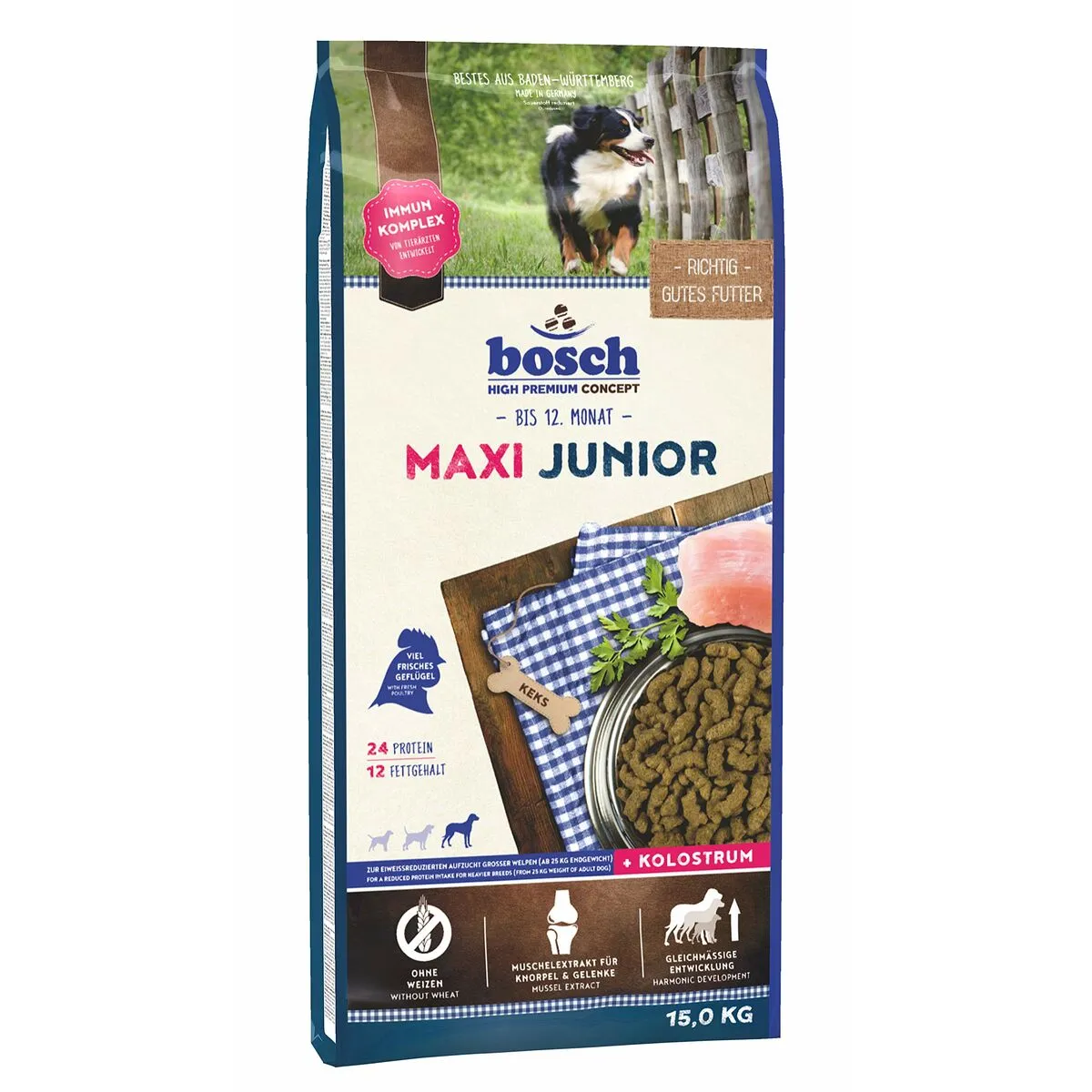 Io penso BOSCH MAXI JUNIOR Cucciolo/Junior Uccelli 15 kg