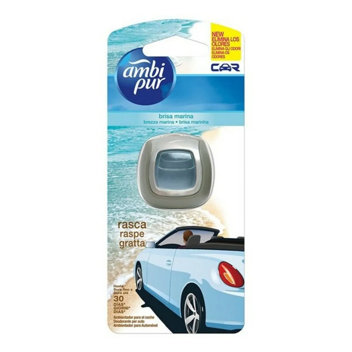 Deodorante per la Macchina Brezza Marina Ambi Pur Car (30 Días) 125 g